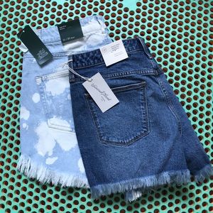 NWT Jean shorts bundle denim cut off high rise 10